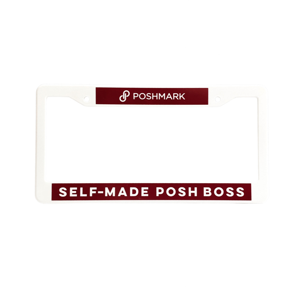 POSHMARK License Plate Frame